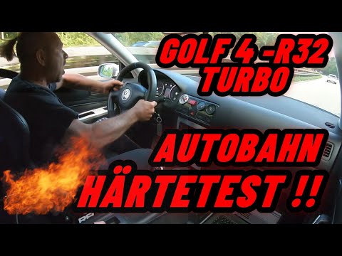 Turbo-Gockel - Golf 4 - R32-Turbo - HIGHWAY HARDNESS TEST!