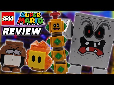 REVIEW: LEGO Super Mario Desert Pokey & Whomp's Lava Trouble