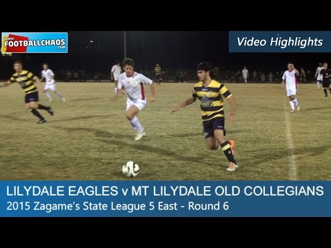 2015 FFV Rd 6 - Lilydale Eagles v Mt Lilydale Old Collegians
