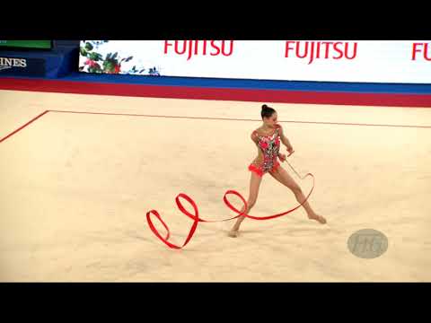 KATZ Adi Asya (ISR) - 2019 Rhythmic Junior Worlds, Moscow (RUS) - Qualifications Ribbon