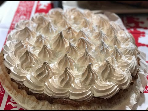 Tarte à la rhubarbe meringuée de Christine Ferber - Les Carnets de Julie