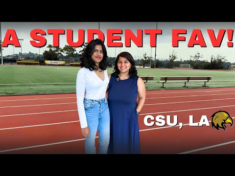 What are the unique points about California State University Los Angeles for an F1 visa interview?