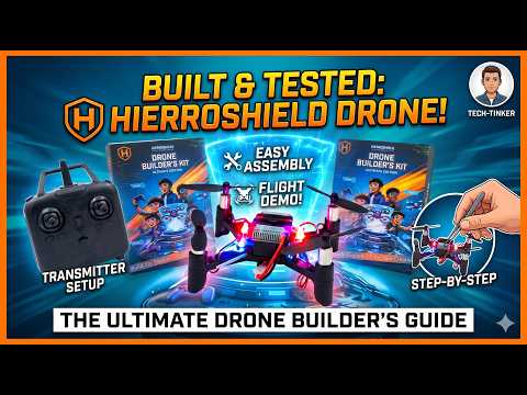 Hierroshield Drone Builder Kit Review | Full Setup and Flight Demo