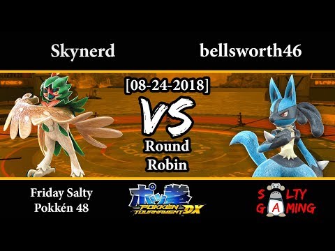 [2018-08-24] Pokkén - Skynerd (Decidueye) vs bellsworth46 (Lucario) RR