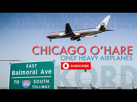 [AIRPLANE SPOTTING 2012] ONLY HEAVY WEIGHTS at Chicago O`Hare!! (KORD)