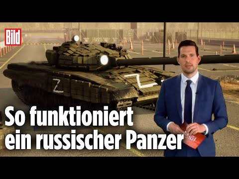 Putins Armee: Waffen-Analyse russischer Panzer | BILD Lagezentrum mit Max Kiewel