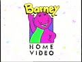 Opening To Barney S Home Sweet Homes 1993 VHS True HQ