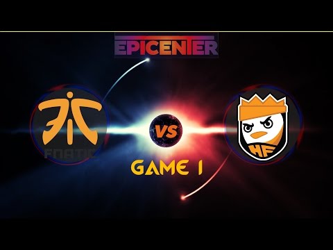 Fnatic vs HappyFeet (Game 1) | EPICENTER 2017 SEA Qualifier