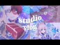 Studio Vlog Ft Making Stickers Watching Anime Playing Genshin New Art Supplies