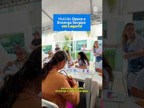 O Opera e o Enxerga Sergipe chegaram em Lagarto! #GovernoSergipe #Sergipe #Lagarto