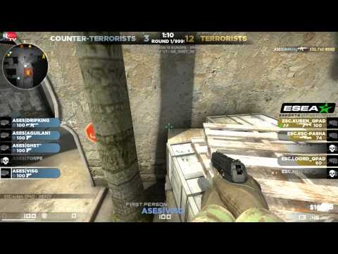 ESEA Season 13 Invite Division - ESC Gaming vs. ASES de_dust_se