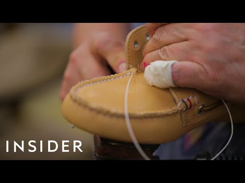 How sperry boat shoes are made/ the making of