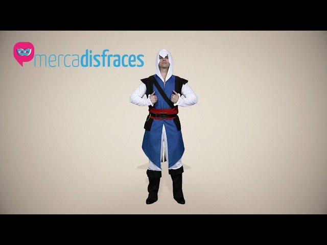 Vídeo relacionado con FIESTAS GUIRCA Disfraz de Hombre Asesino mercenario Ezio
