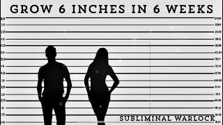 Grow 6 inches in 6 weeks! WARNING - EXTREMELY POTENT!  HYPNOSIS SUBLIMINAL WARLOCK!