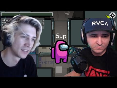 among us DRAMA ft xQc, summit, 5up  all clips in order