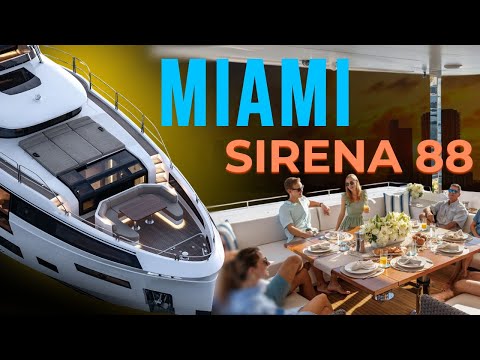 Sirena 88 - Luxury Yacht Rental in Miami | Private Charter & Bahamas Trips