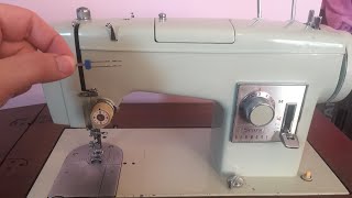 Kenmore 1654 Sewing Machine: Threading A Twin/Double Needle