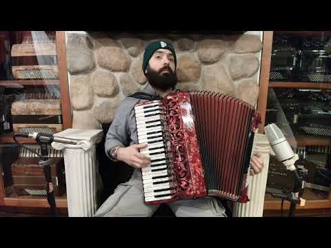 OTTAMUSRD - Red Ottavianelli Musette Piano Accordion LMMM 41 120 $4999