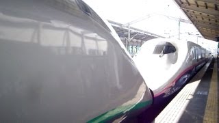 preview picture of video '2013/08/14 東北新幹線 やまびこ129号 E3系 + E2系 郡山駅 / Tohoku Shinkansen at Koriyama'