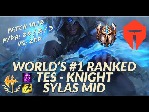 **WORLD'S #1 RANKED** SYLAS MID - TES - KNIGHT - KR CHALLENGER SOLO QUEUE