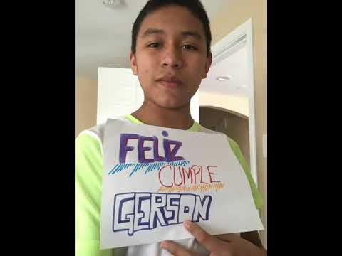 Gerson’s 30th Birthday.