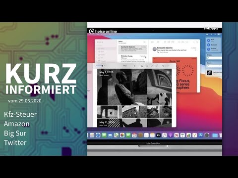 Kfz-Steuer, Amazon, Big Sur, Twitter | Kurz informiert vom 29.06.2020
