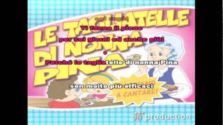 Le tagliatelle di Nonna Pina - Cantata Karaoke Version - LaTVdeiBambini