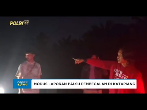 POLRES PADANG PARIAMAN UNGKAP MODUS LAPORAN PALSU PEMBEGALAN