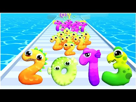 Number Run Merge 3D Math - Gameplay Walkthrough - Levels 1-15