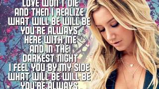 Ashley Tisdale - You&#39;re always here LYRICS ON SCREEN [ NEW SONG ]