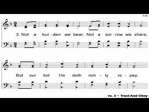Trust And Obey - A Cappella Hymn