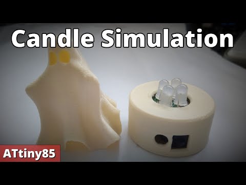 NeoCandle - Tealight Candle Simulation - ATtiny85