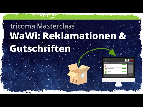 tricoma Masterclass - Warenwirtschaft: Reklamationen und Gutschriften - #warenwirtschaft #handel