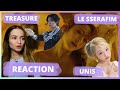 LE SSERAFIM HOT TREASURE YELLOW UNIS Swicy REACTION