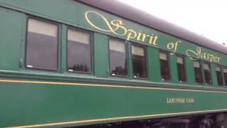 preview picture of video 'The Spirit of Jasper Excursion Train Looks Great Coming...'