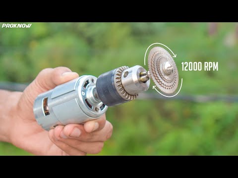 How to make a Powerful Drill Machine - 775 Motor