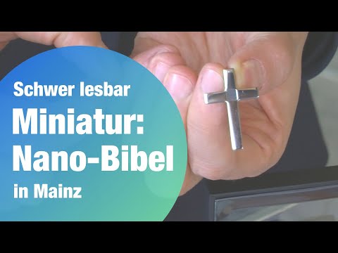 Die Nano-Bibel - kleiner als ein Fingernagel