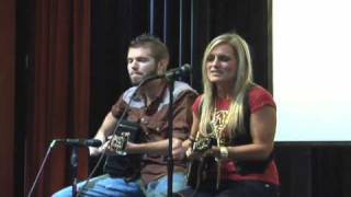 Brittini Black visits Silverado H.S. in  Las Vegas 10-02-08