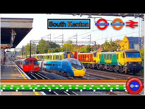 Trains at South Kenton Station [SOK] - LU/WDC/WCML (06/09/2023)
