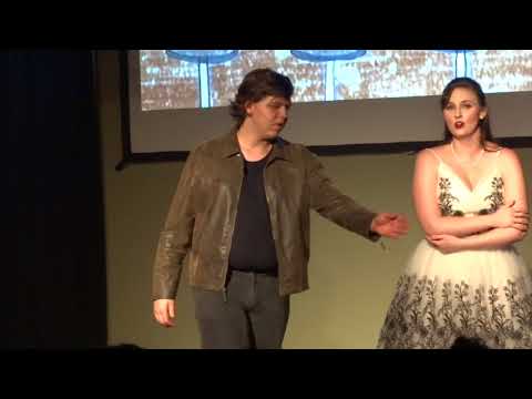 Christopher performing in the 2018 MSU Opera "Dreaming of Mozart"