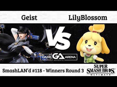 SmashLAN'd 118: Geist (Bayonetta) vs. LilyBlossom (Isabelle) - Winners Round 3