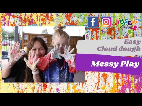 Cloud Dough Recipe | Messy Play | Jigsaw Childcare Online Learning