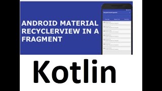 Android Retrofit & RecyclerView Tutorial Kotlin | Android App Development in Kotlin Android Studio