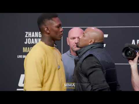 UFC 248 Israel Adesanya, Yoel Romero Have Dance Off After Staredown - MMA Fighting