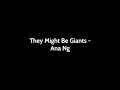 They Might Be Giants - Ana Ng (lyrics)