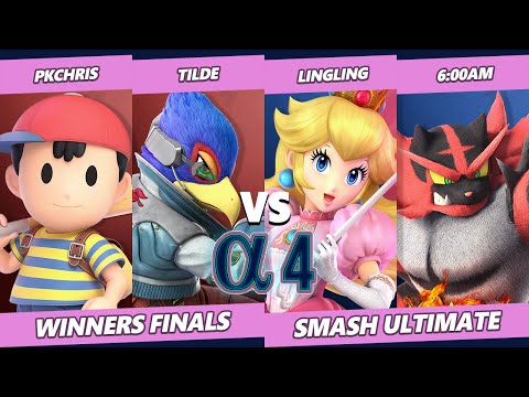 Alpha 4 Winners Finals - PkChris & Tilde Vs. LingLing & 6:00am - SSBU Ultimate Tournament