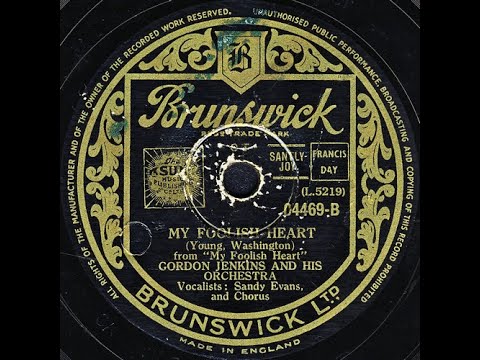 MY FOOLISH HEART (from "My Foolish Heart") - GORDON JENKINS AND HIS ORCHESTRA