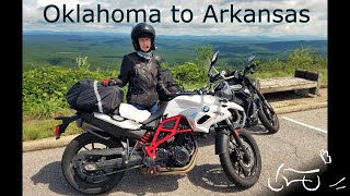 preview picture of video 'motorcycle road trip to Eufaula Lake, Oklahoma and Talimena Scenic Byway, Arkansas with Butterfly'