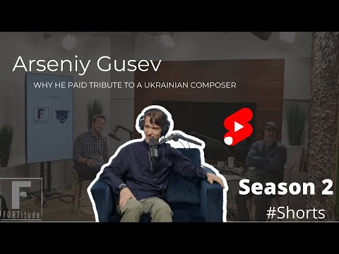 Pianist Arseniy Gusev Paid Tribute to Valentin Silvestrov FORTitude FW Podcast Ft Worth