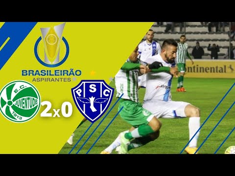 JUVENTUDE 2 X 0 PAYSANDU | BRASILEIRAO SUB-23 - ASPIRANTES | MELHORES MOMENTOS 29/10/2020